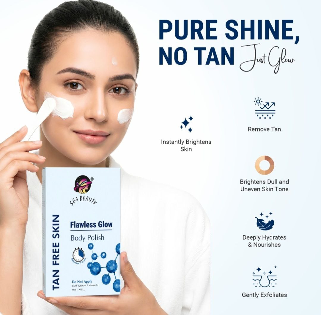 Sea Beauty Tan Polish Face Body