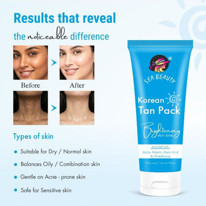 Sea Beauty Korean Tan Pack