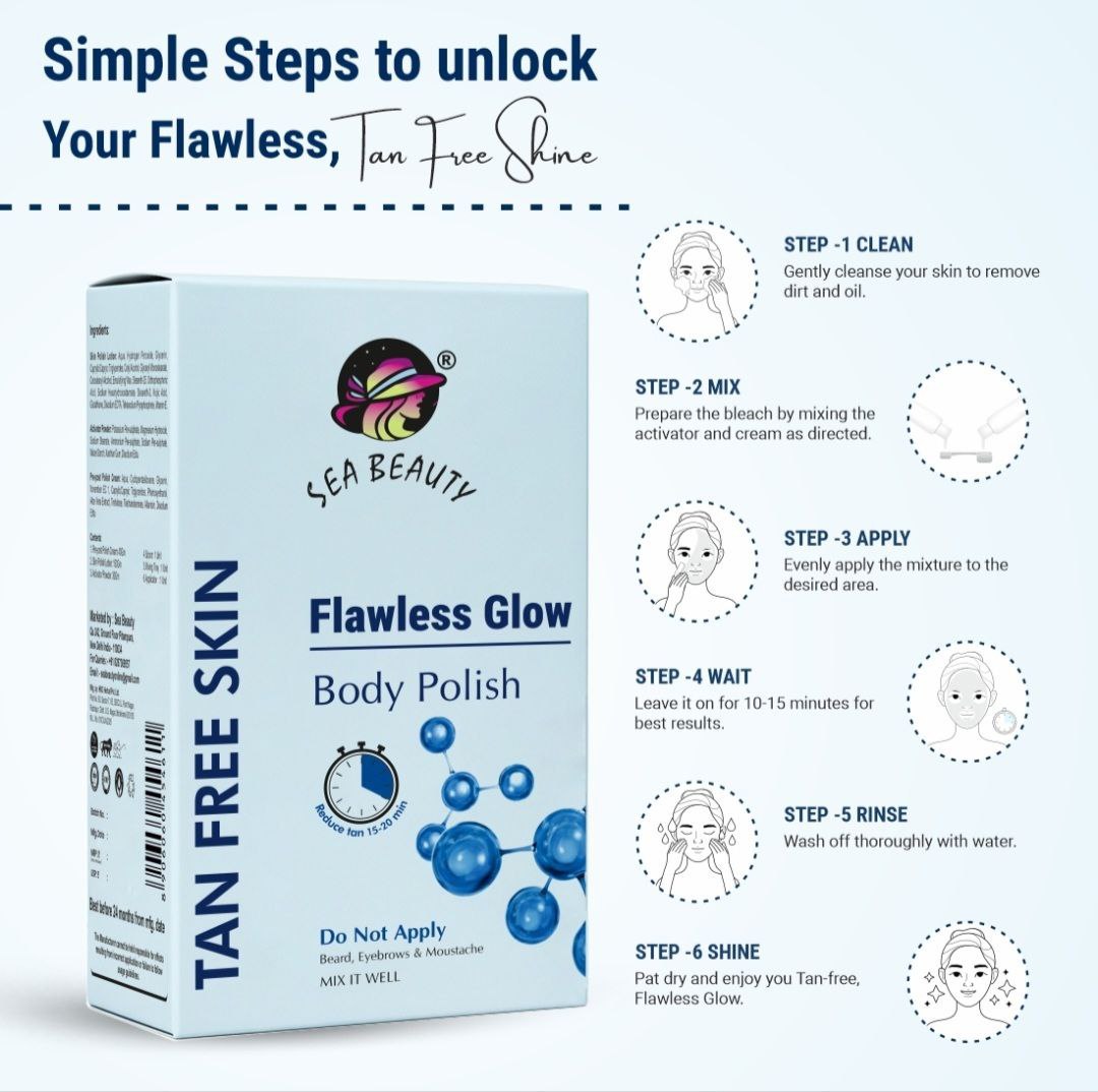 Sea Beauty Tan Polish Face Body