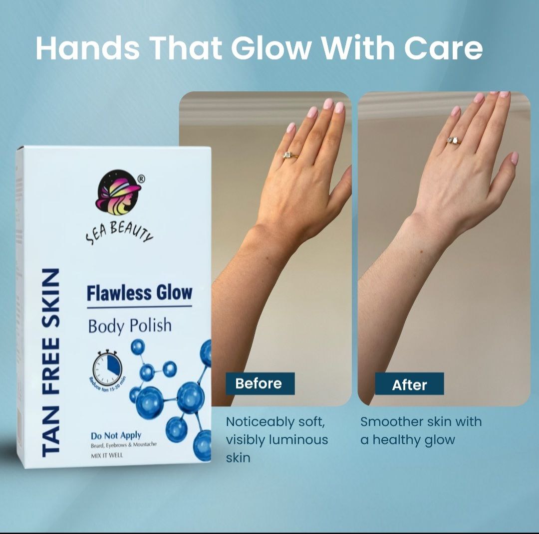 Sea Beauty Tan Polish Face Body